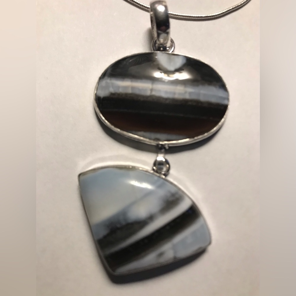 Owhyee Opal 925 Sterling Silver Necklace
